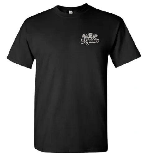 Black short sleeve t-shirt - B3G Logo